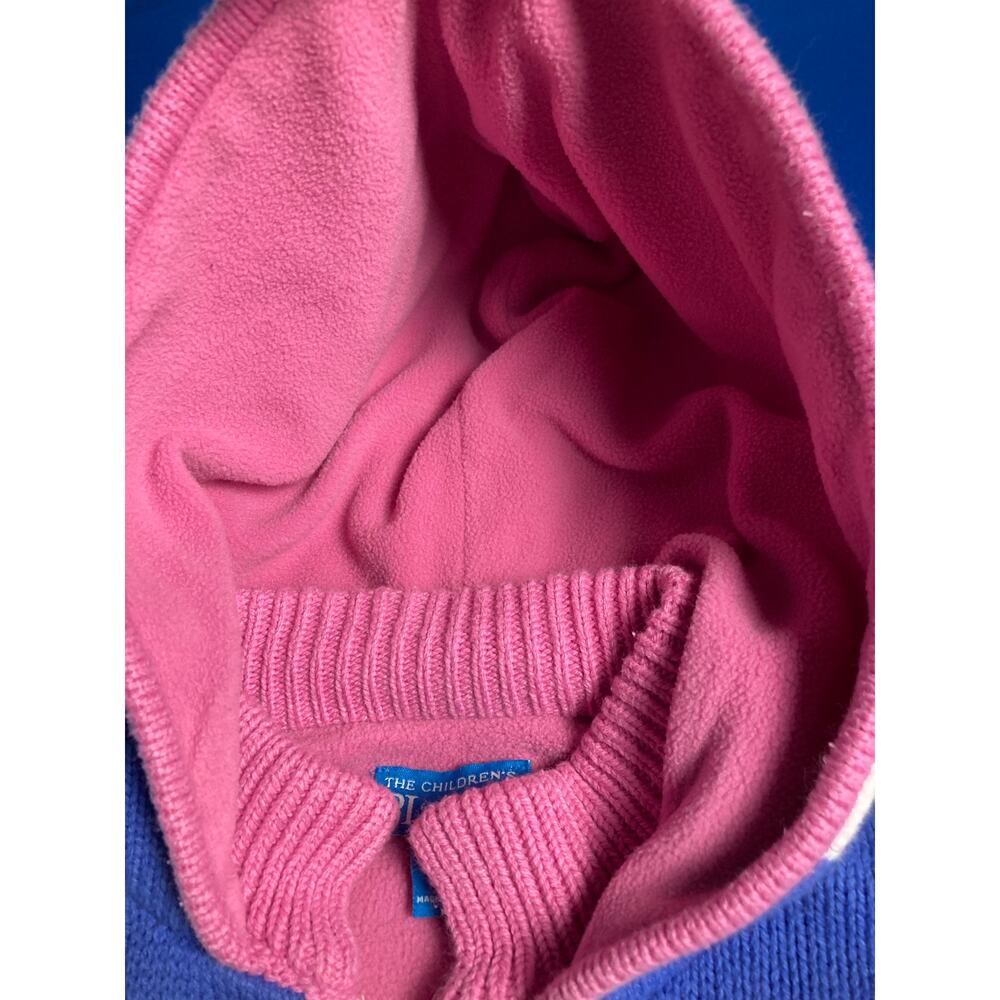 The Childrens Place Multicolor Hooded Girls Duffle Cardigan Coat Outerwear S 5/6 - Picture 16 of 16